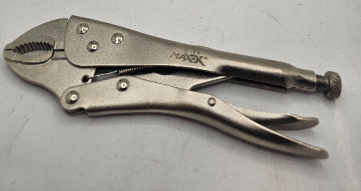 Mighty Maxx Vise Grip Locking Pliers Steel Chrome Finish