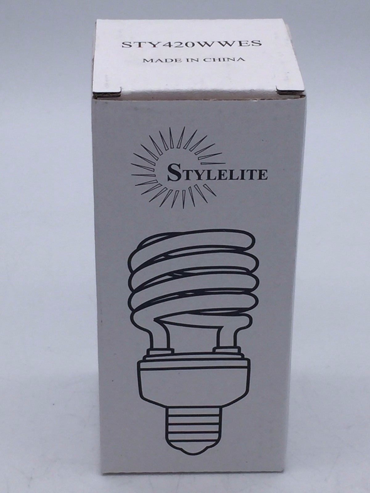 STYELITE STY420WWES Spiral Globe 20W 2700K E27 230-240V Lamp Warm White x4