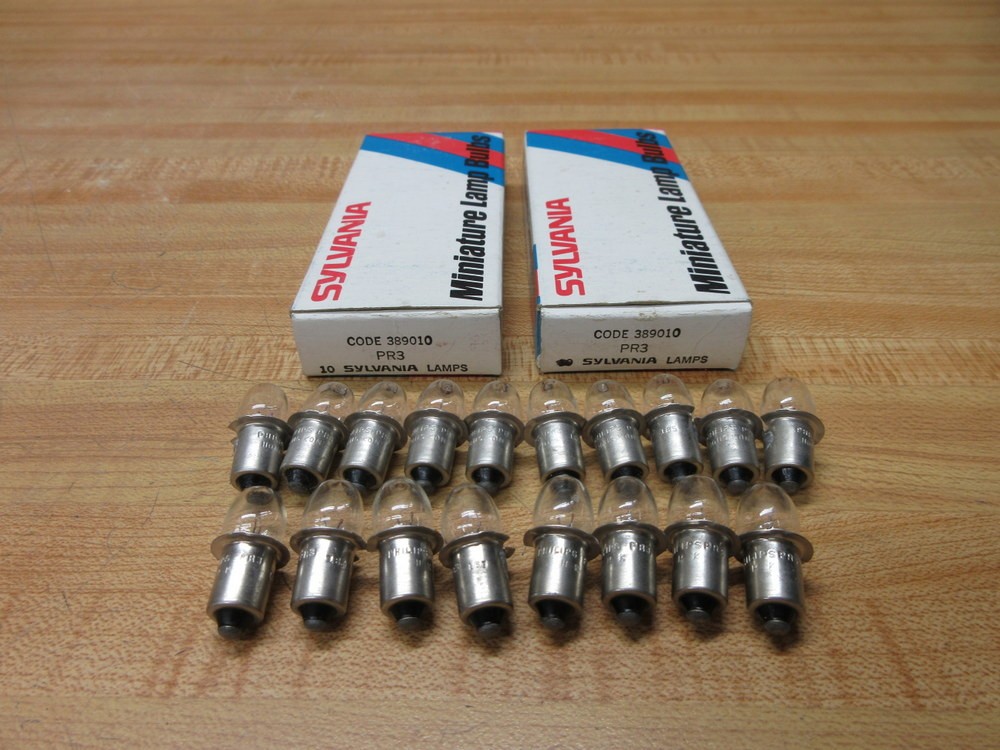 Sylvania PR3 GTE Miniature Lamp Light Bulb (Pack of 18)