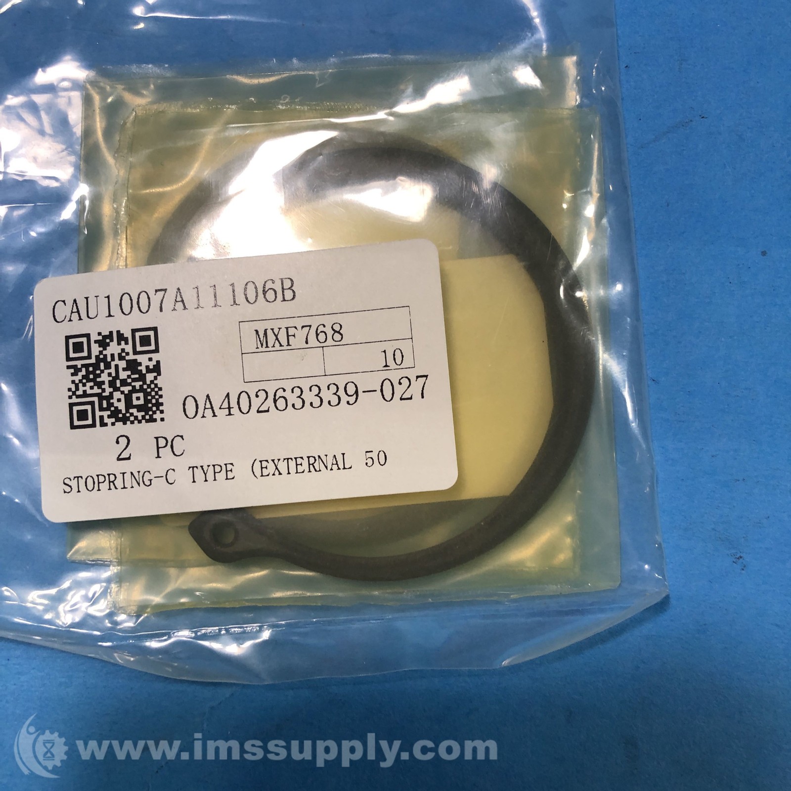 Mori Seiki CAU1007A11106B Pack of 2 Retaining Ring FNOB