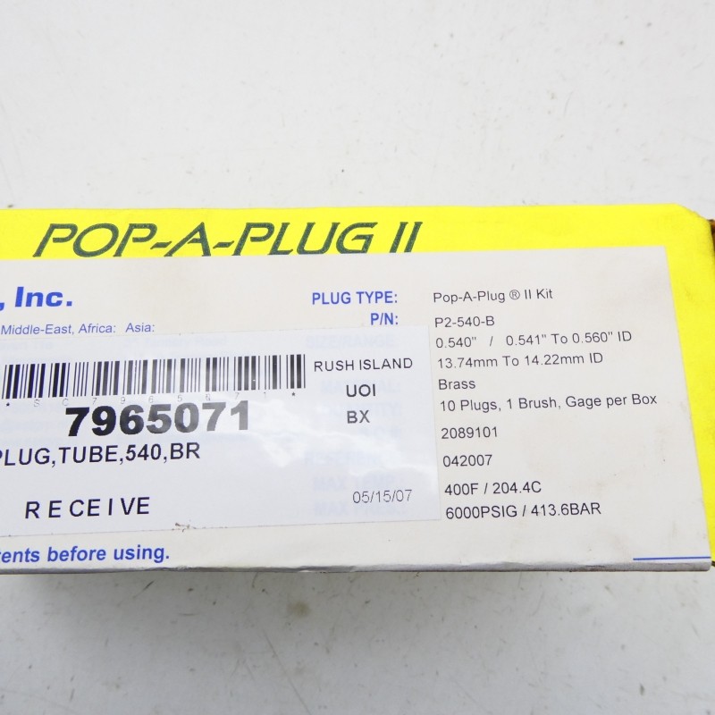 EST GROUP P2-540-B 600PSI (PKG OF 10) NSFS