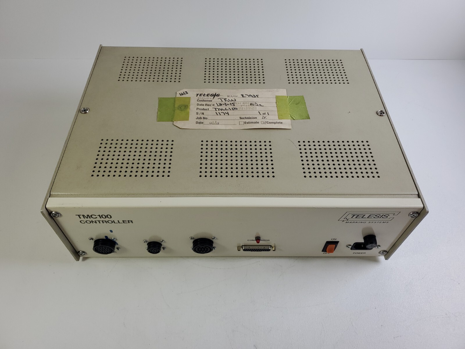 Telesis TMC100 Marking Systems Controller 110 AC