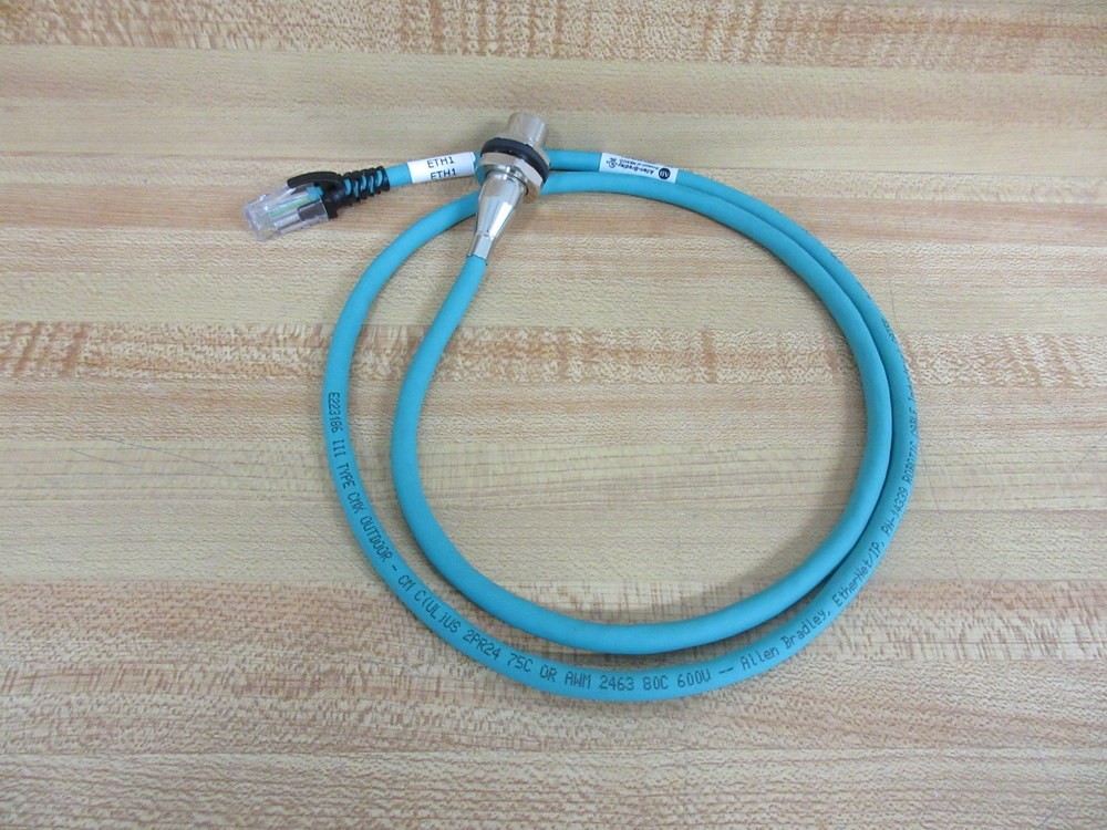 Allen Bradley 1585D-D4TBJM-1 Computer Cable 1585DD4TBJM1 (Pack of 3)