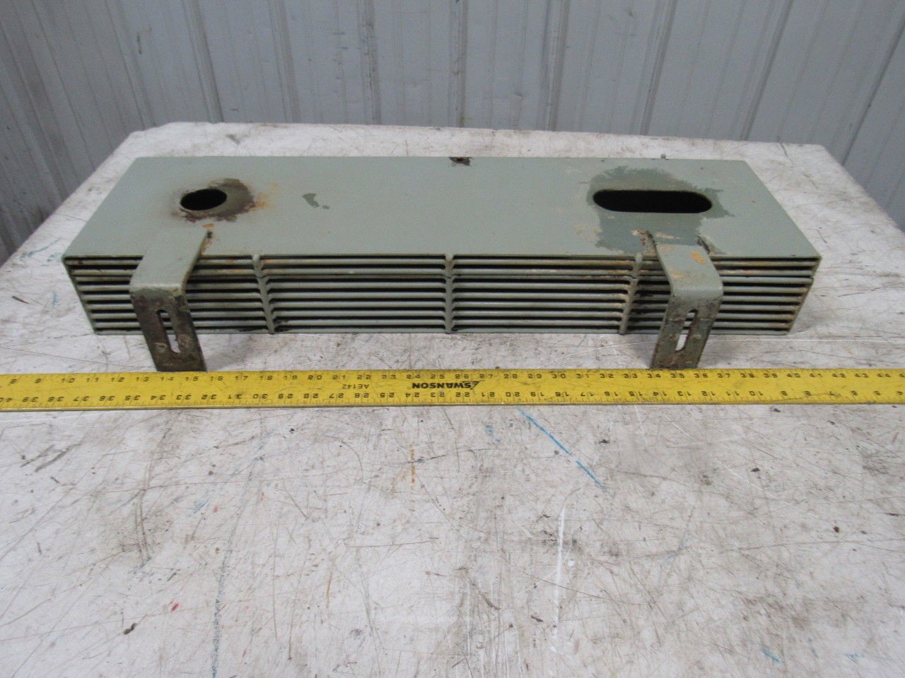 31″x 9″x 4″ V-Belt Drive And Idle Pulley Guard Hinged Door