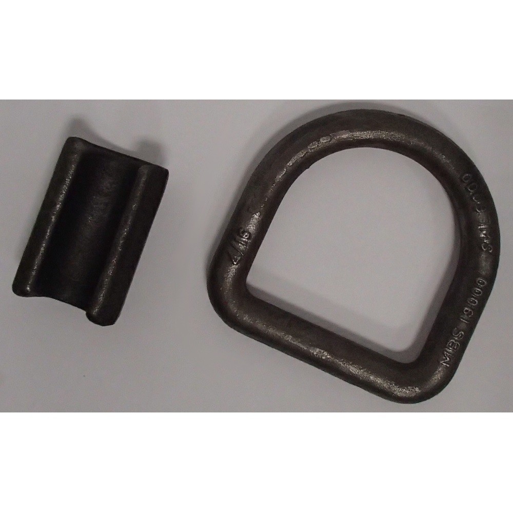 New 1/2″ D Ring Weld-on Flatbed Truck Trailer Towing Anchor Chain Tie Down Cable