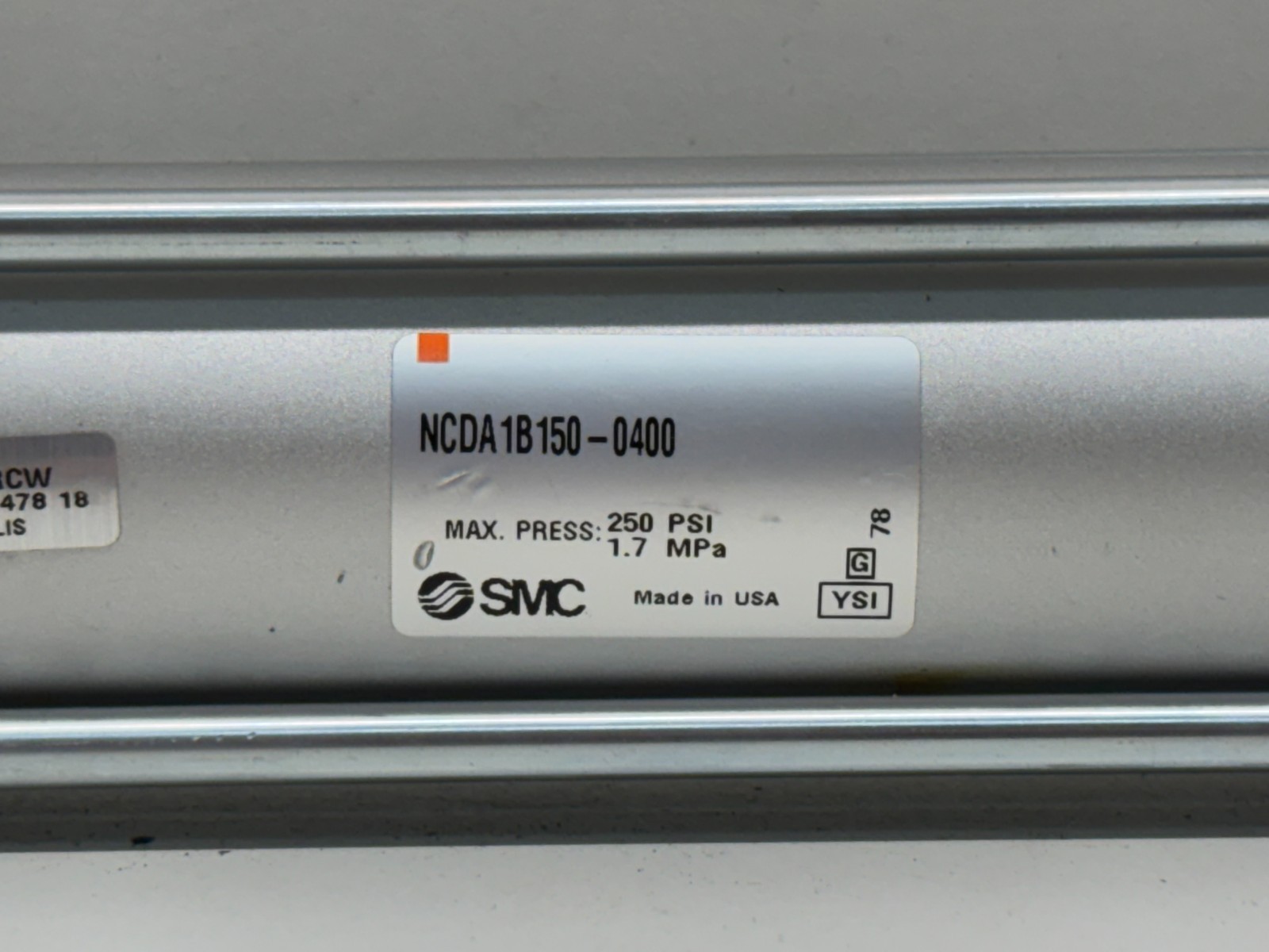 NEW OLD STOCK! SMC PNEUMATIC CYLINDER NCDA1B150-0400