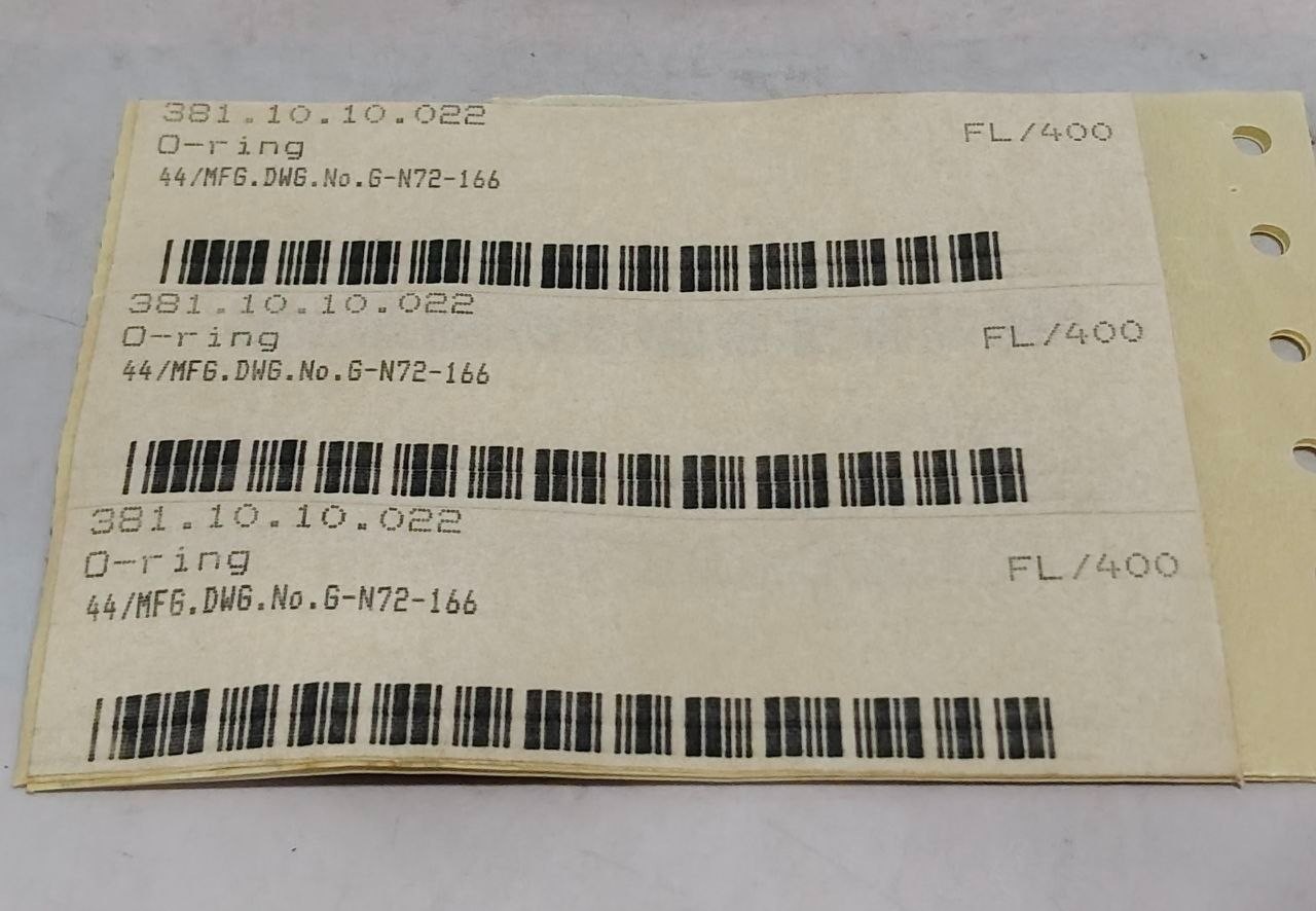O-Ring FL/400 G-N72-166-D O-Ring Size OD 90mm x ID 82mm x Thickness 5mm
