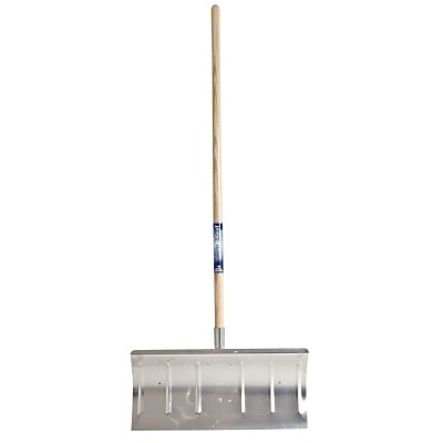 Union Tools Arctic Blast Aluminum Snow Pusher 12″ x 24″ Blade Wood Handle