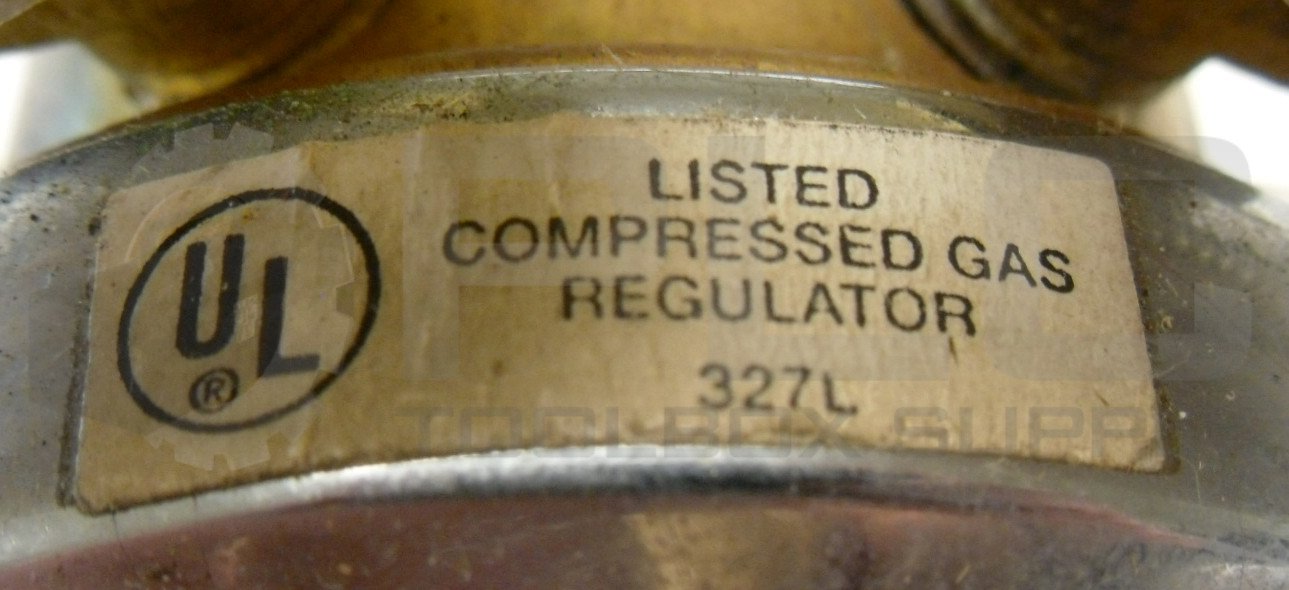 CONCOA 327L COMPRESSED GAS REGULATOR CONTROLS 6500