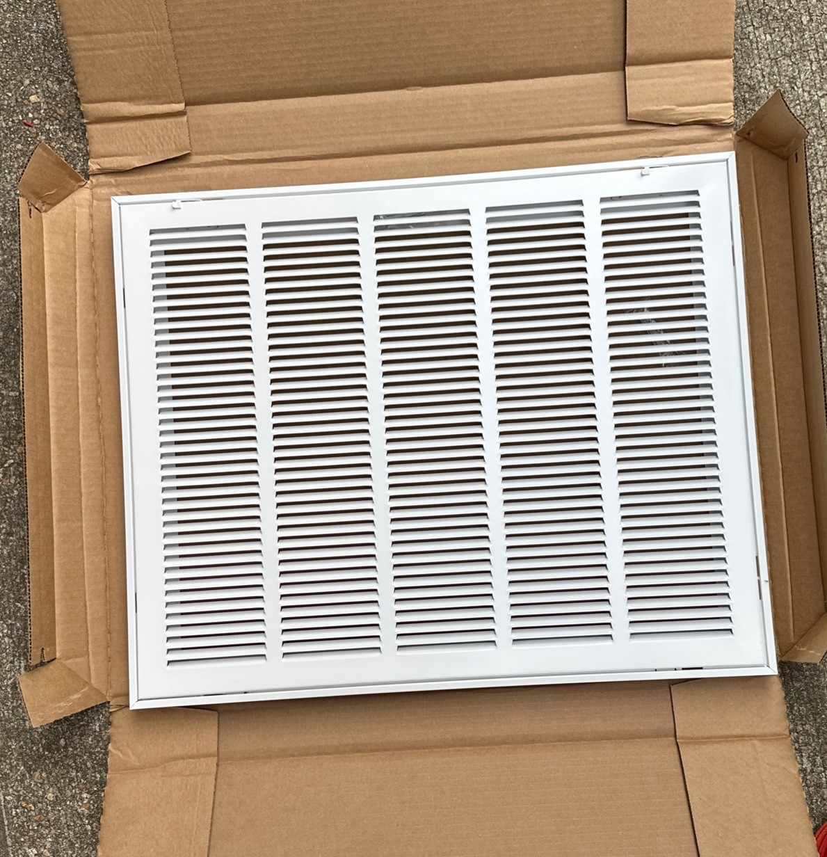 Hart & Cooley 043530 Return Air Filter Grille 25 x 20 in