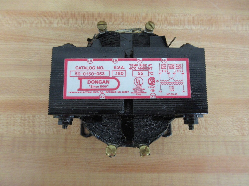 Dongan 50-0150-053 Control Transformer 500150053