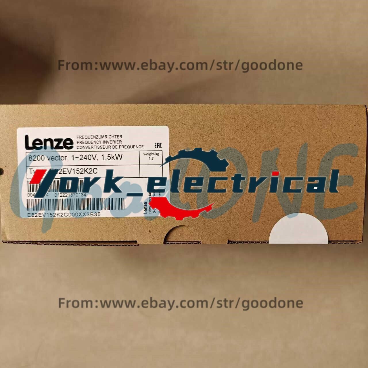 1PC NEW LENZE E82EV152K2C E82EV152K-2C LENZE FREQUENCY INVERTER
