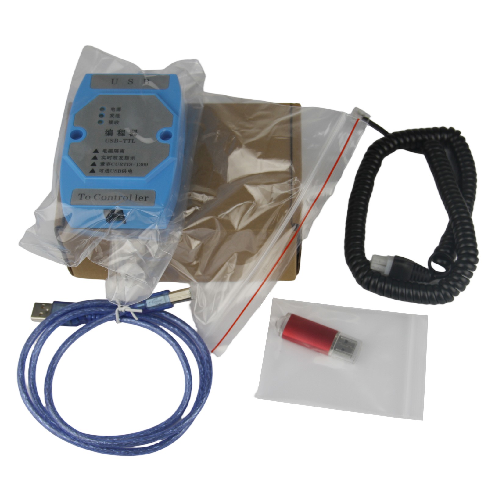 1309 USB Interface Box Programmer for Curtis 1314-4402 PC Programming Station US