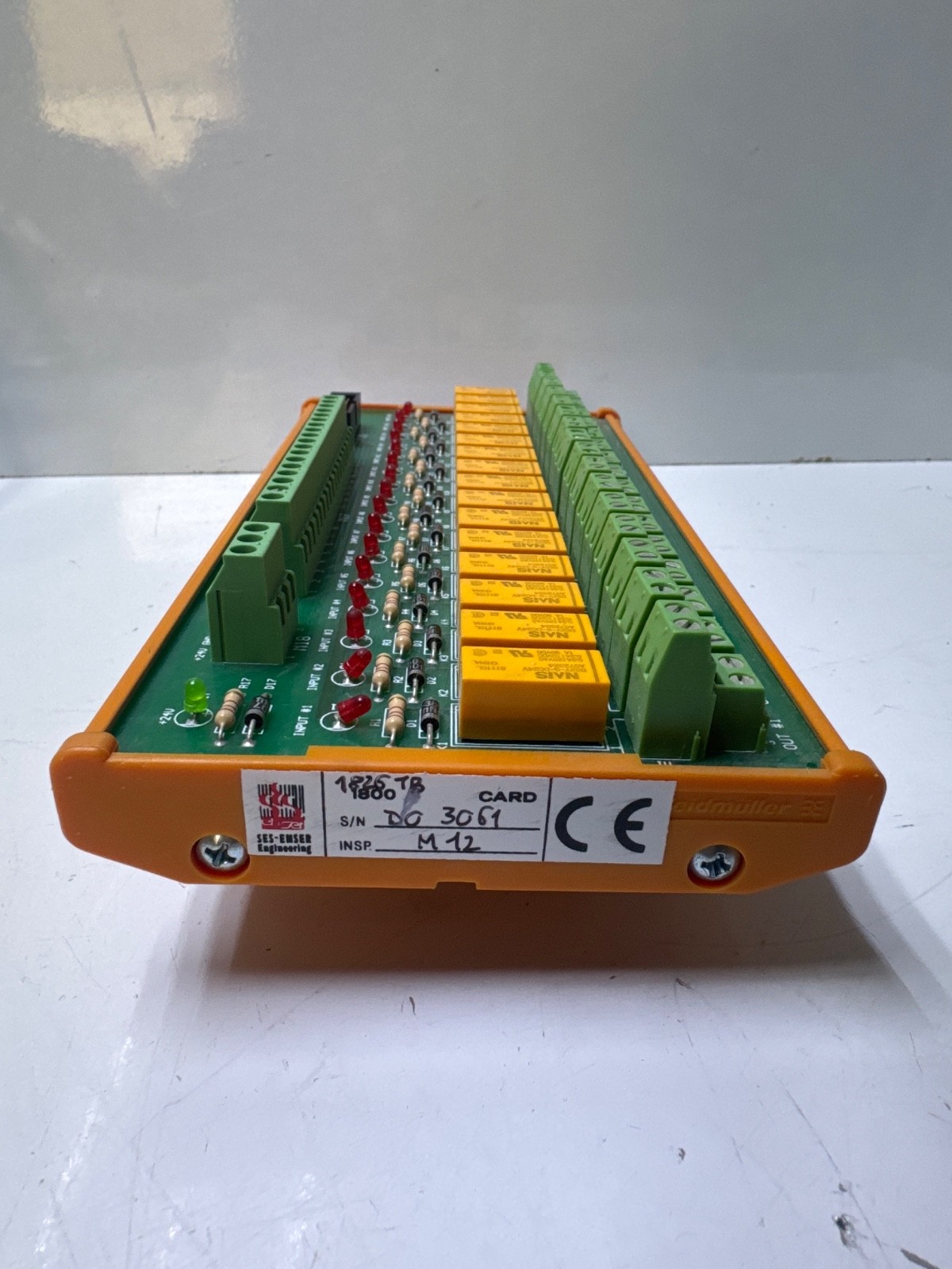 SES ENSER 1826TB Rev.1 16 channel relay card
