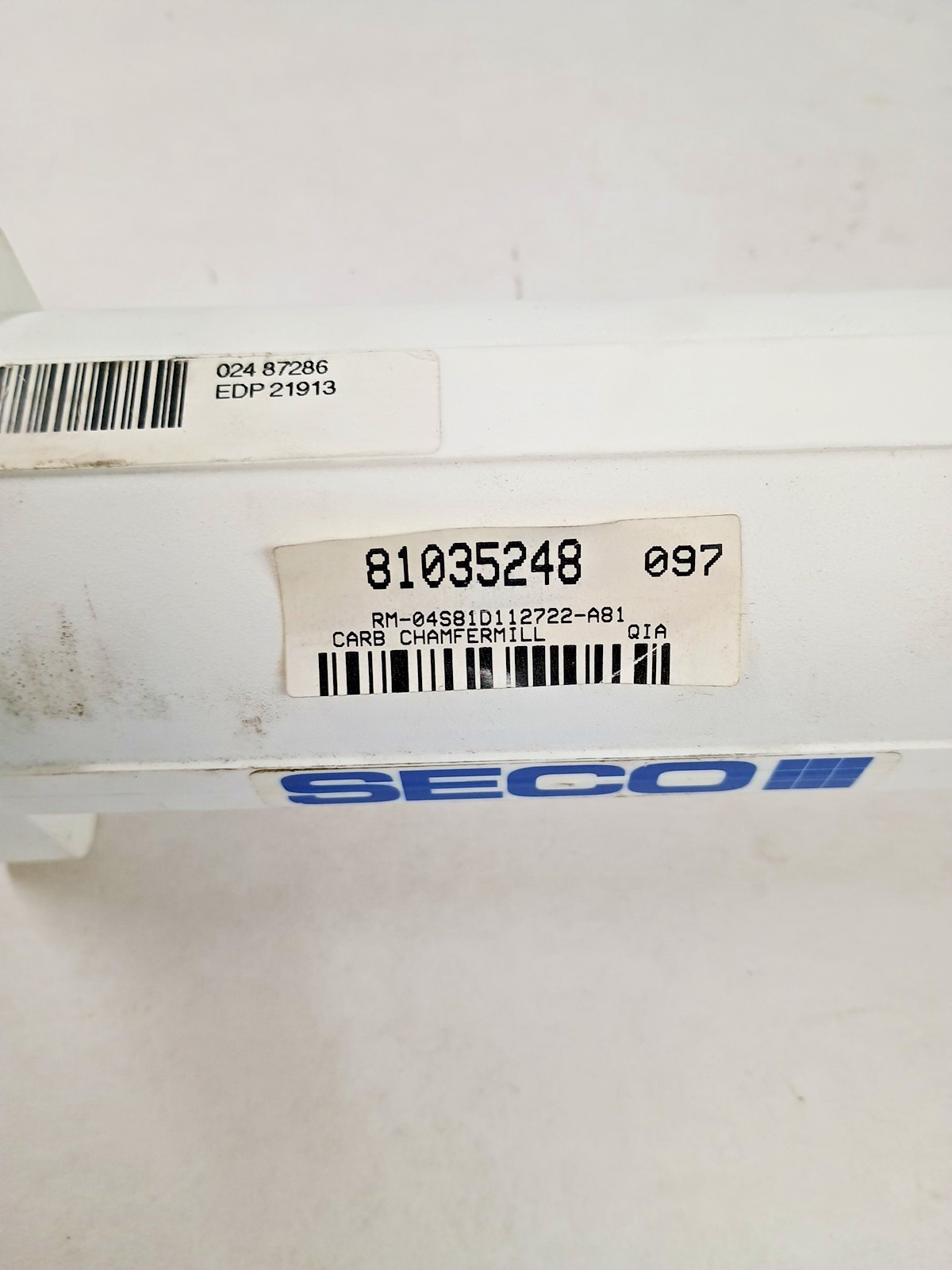 Seco Indexable counter sink Chamfer Mill 2″ Dia 1″ Shank D112722REV.B21913