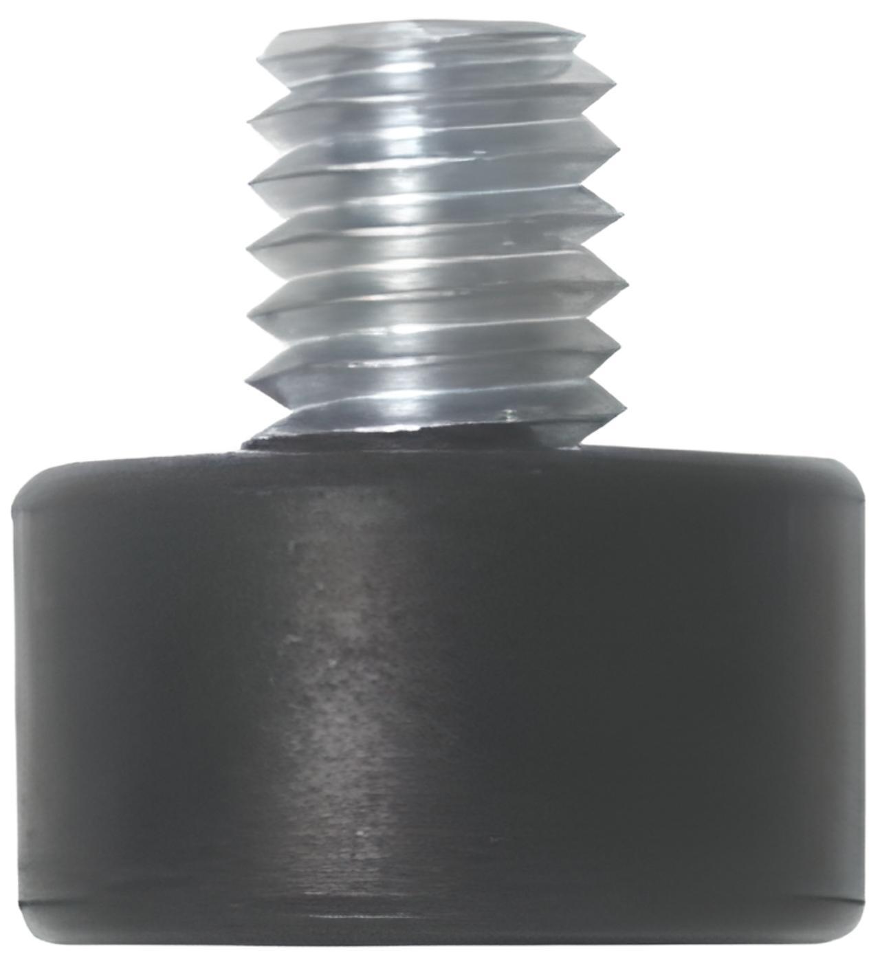 Rubber Foot, Feet, Bumper, Snubber, 3/8-16 Threaded Stud, 1/2 inch Foot Size