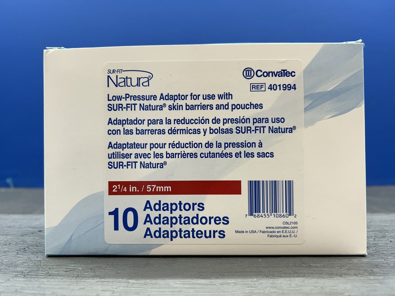BRAND NEW CONVATEC NATURA SUR-FIT LOW PRESSURE ADAPTOR #401994. 10 units x box**