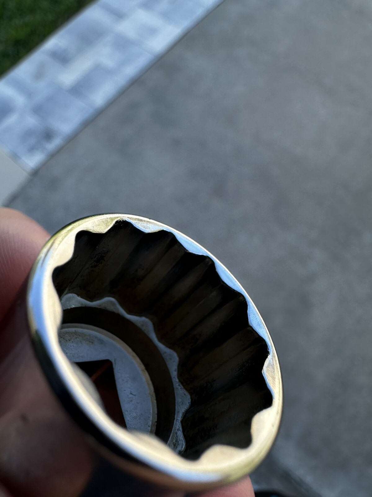 Snap-On F241 3/4″ 3/8″ drive shallow 6 point socket new
