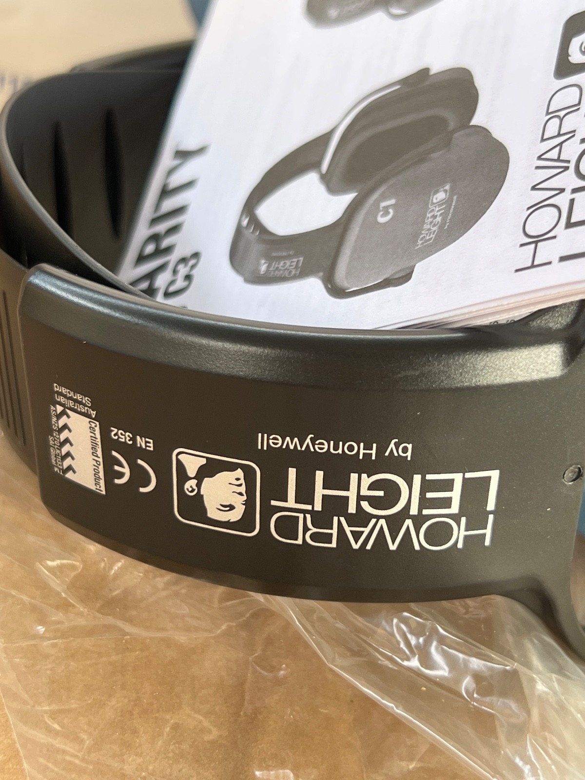(Lot 2 Pcs) Howard Leight Clarity® C1 Headband Earmuffs 1011142 By Honeywell
