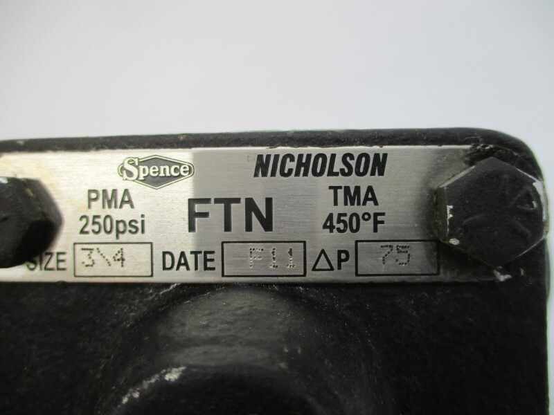 SPENCE NICHOLSON 150311YT FTN 250PSI 3/4″ NSNP