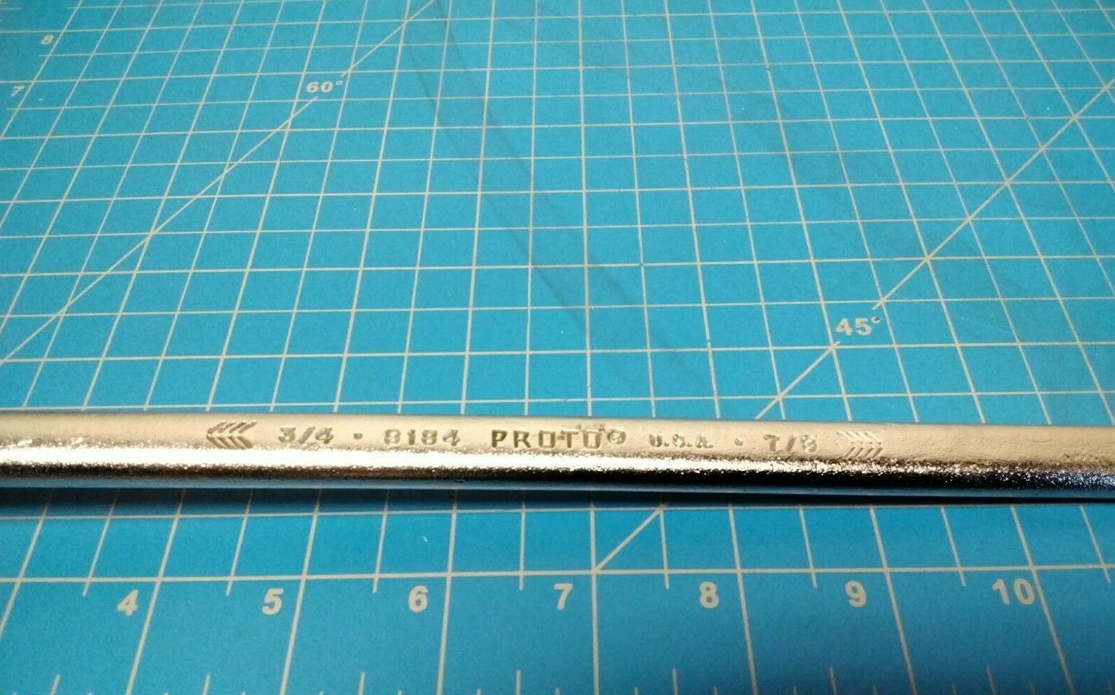 Proto 3/4 and 7/8 Double Box Wrench 8184