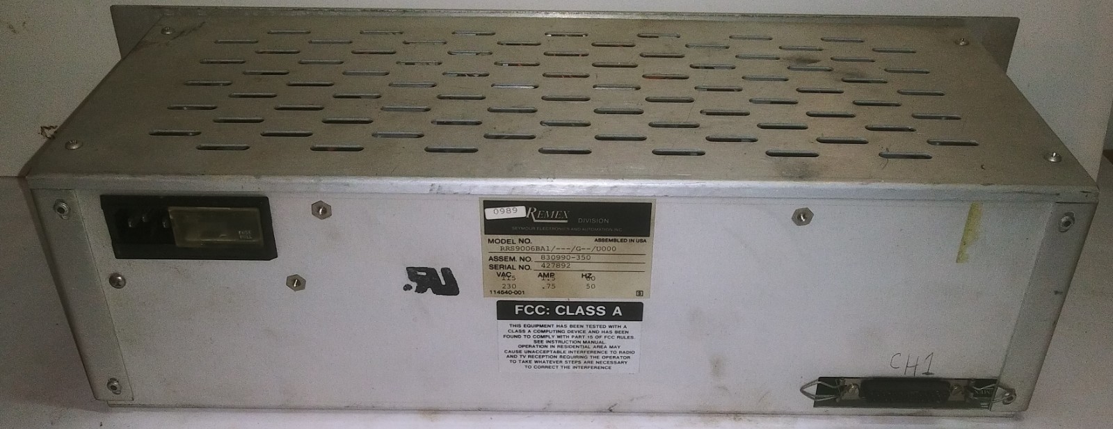 REMEX The Director Tape Reader RRS9006BA1/—/G–/U000 (inv# 610)