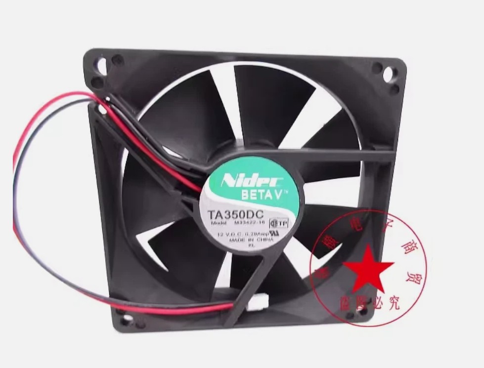 1PC Nidec TA350DC M33422-16 9025 12V 0.29A chassis cooling fan
