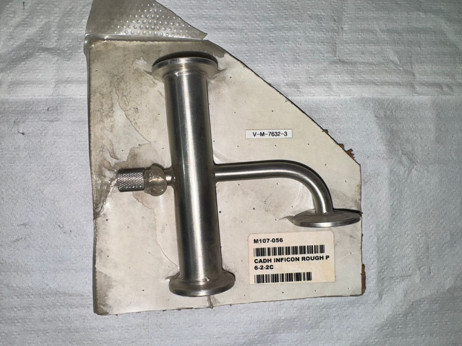 V-M-7632-3 INFICON ROUGH PUMP MANIFOLD