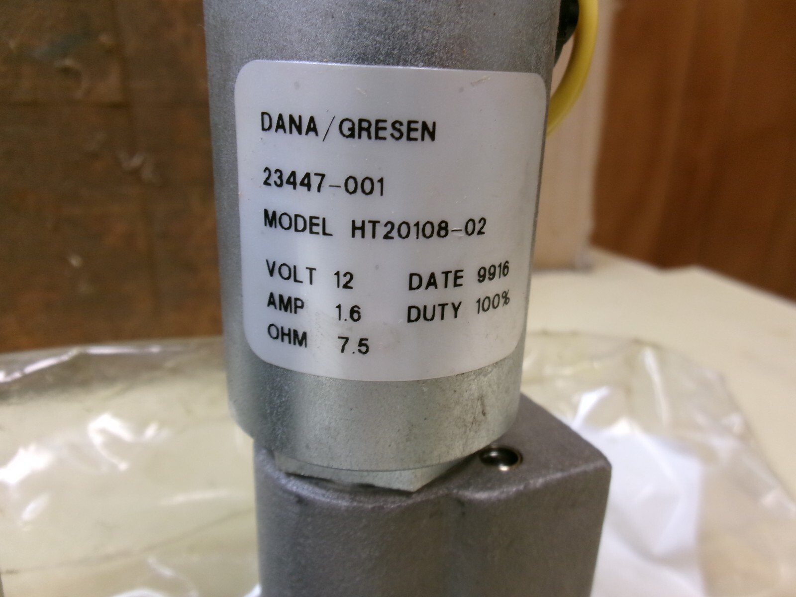 Gresen 13650233 V20 Solenoid Operated Work Section 20PC-LS-10-F4-15-EPC-1H-12