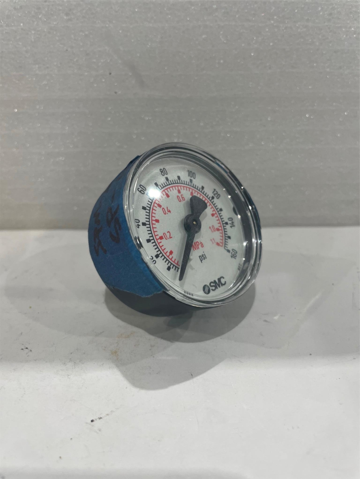 SMC, Pressure Gauge, 0-160 PSI, Used