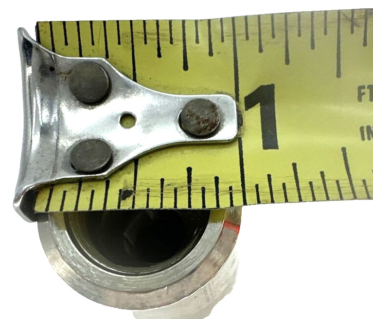 Flow Control Bleed Down Valve Body, 3.25″ Long, M/F Thread, 3/8″ Open, new (LL)