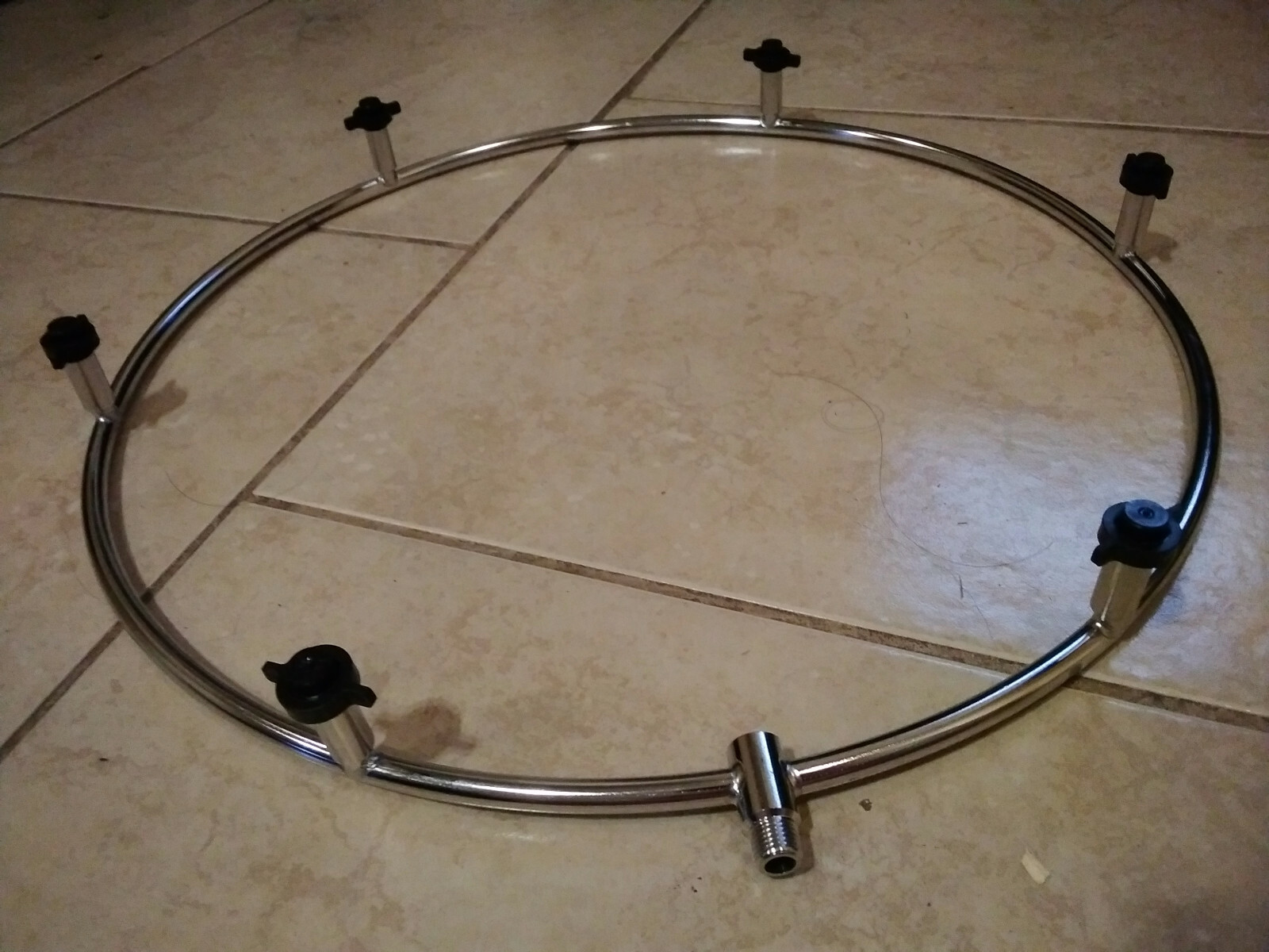High pressure aeroponic misting ring manifold Tefen nozzle indoor farming