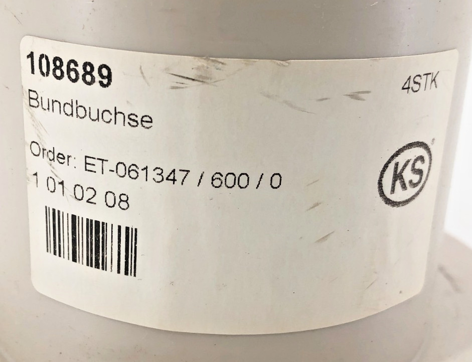 New Karl Schnell 108689 Bushing 3-3/4″ ID – No Box
