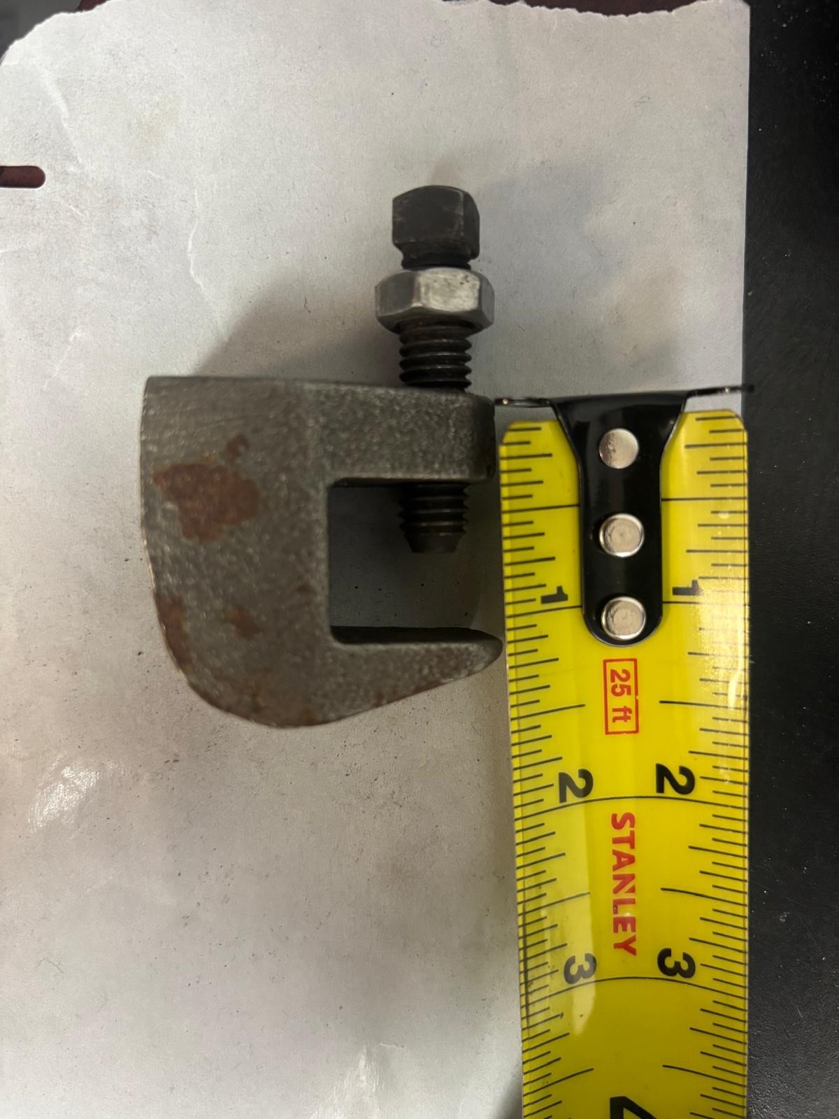 Fastenal 1/2-BIP” Plain Finish Wide (1/2) Throat Univ Top Beam Clamp