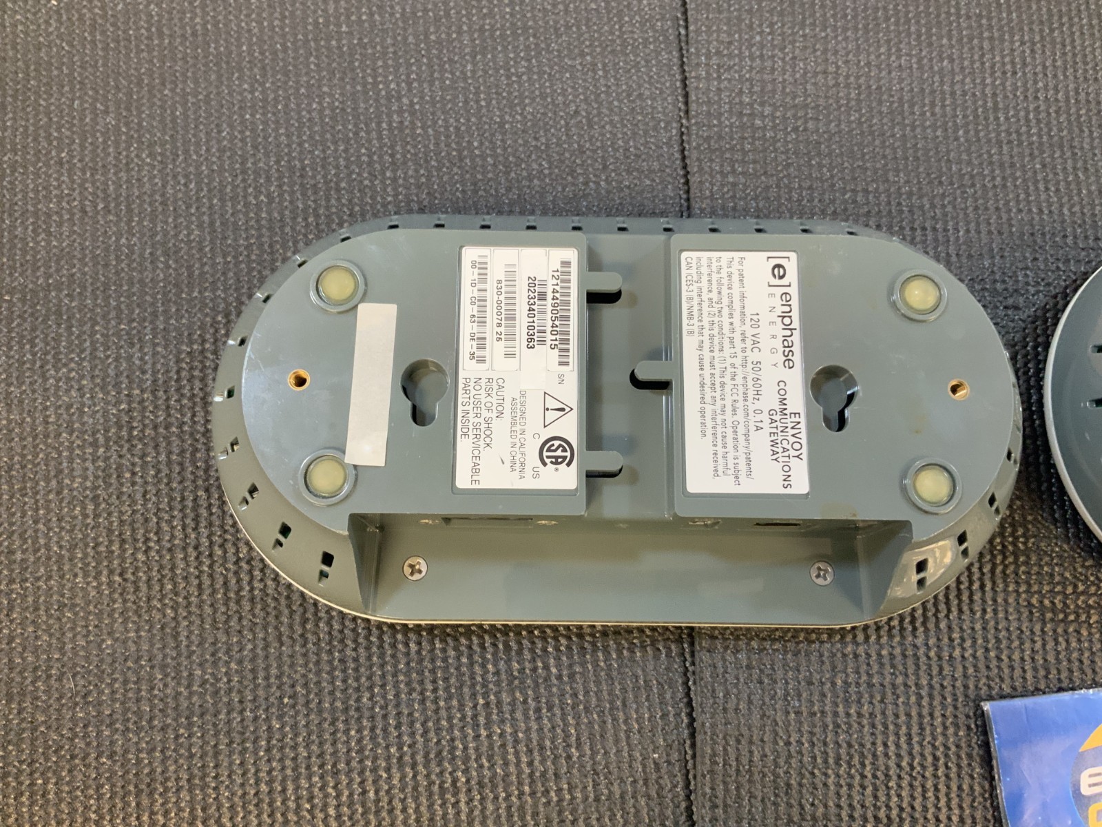 Lot of 2 Enphase Energy 830-00078 25 Envoy Network Communications Gateway RB P4