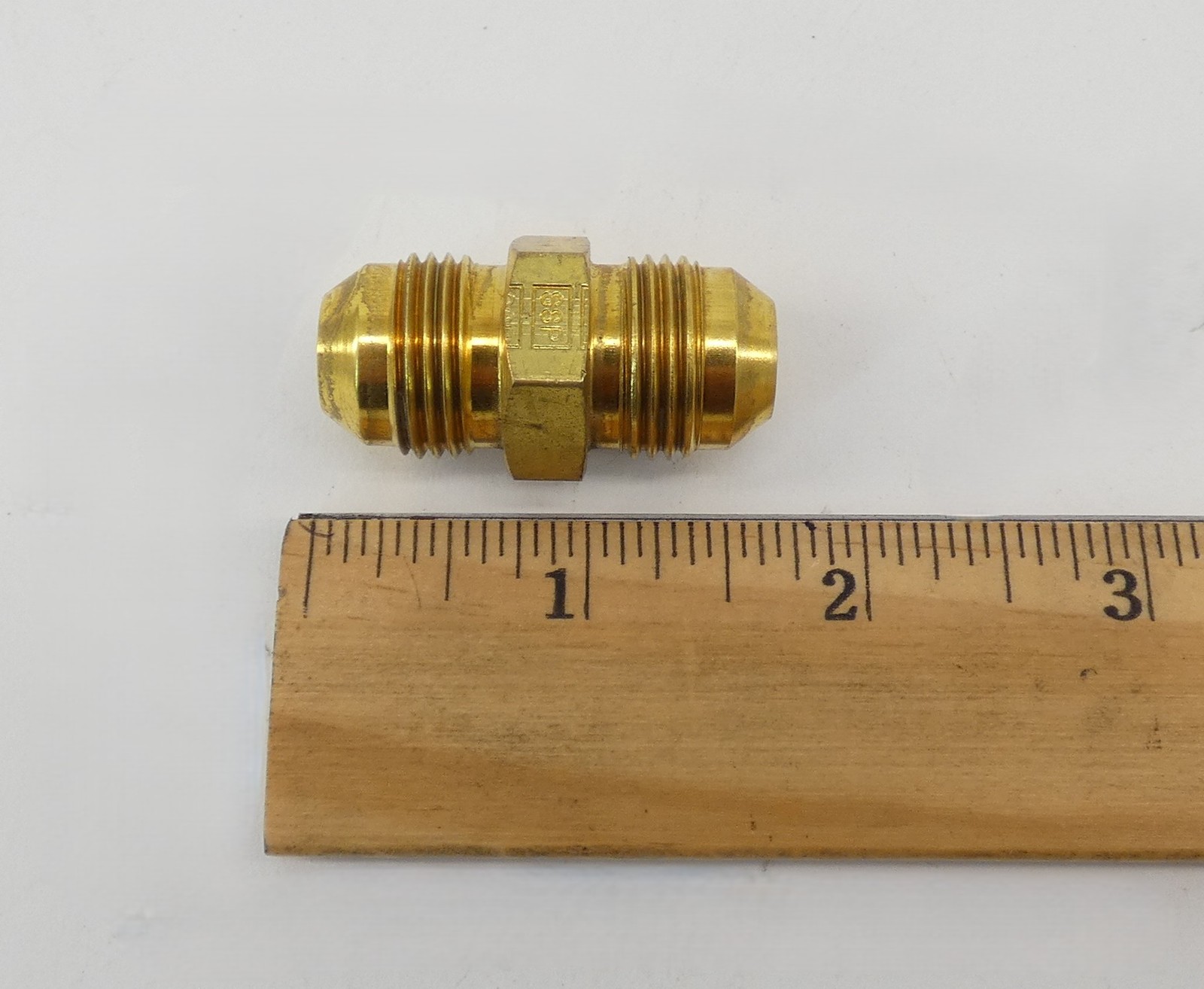 *Lot of 4* SSP Flare Fitting 3/8″ Bore 1-3/4″ L – NEW Surplus!