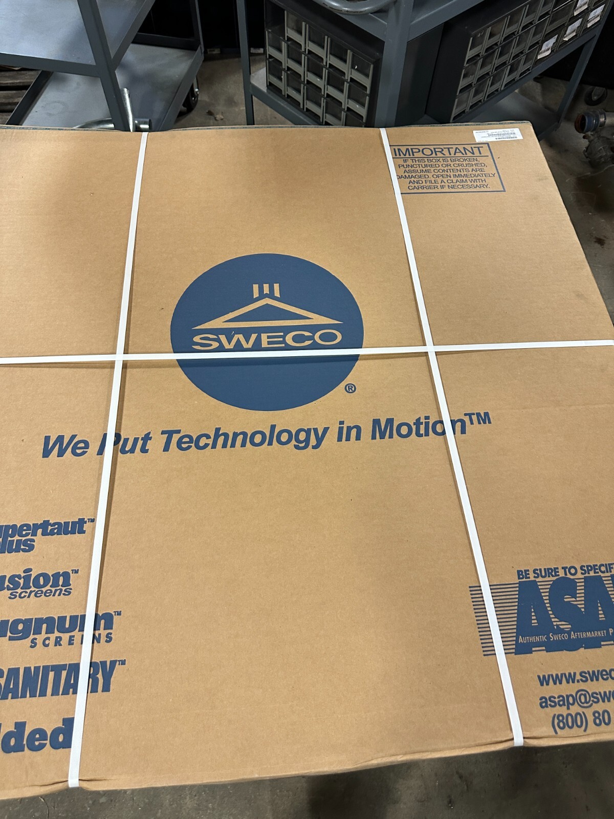 SWECO 40A8A010M 40″ Screen STP 10m WCH – NOS In Original Box Fast Ship