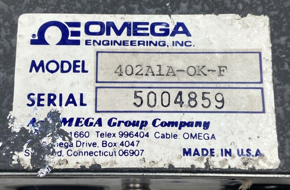 Pre-Owned Omega 402A1A-OK-F Process Controller