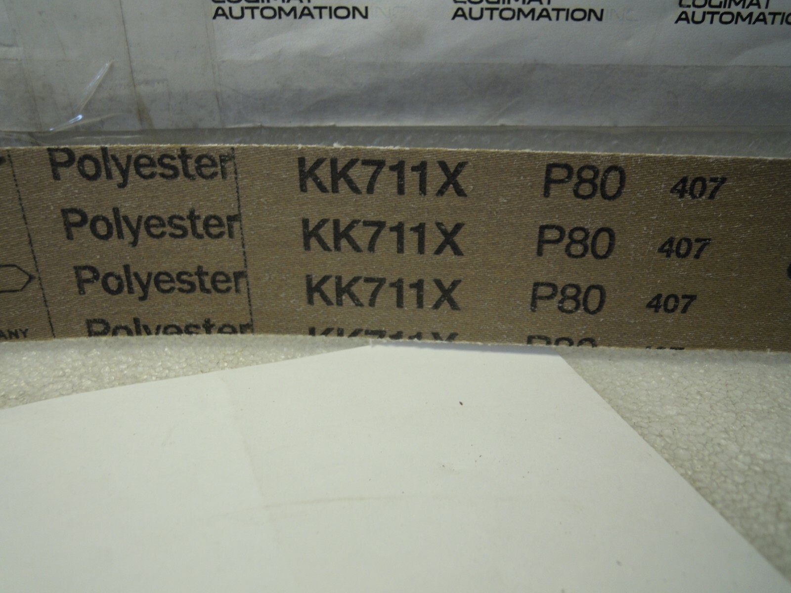 LOT OF 5 X VSM KK711X ABRASIVE BELT 2″ WIDE 407 P80 *NEW