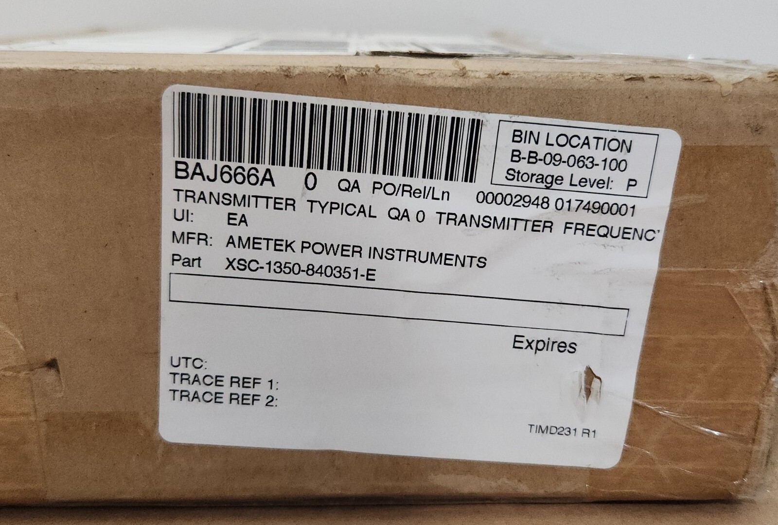 *NEW* RiS SC-1350 Frequency Transmitter Ametek XSC-1350-840351E 115V + Warranty!