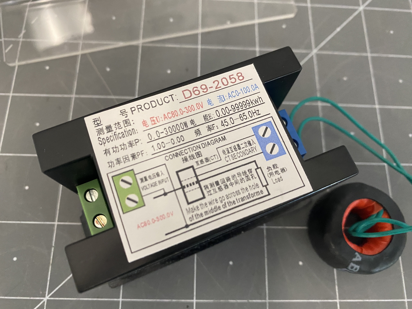 OEM Manufactured Digital Meter PN: D69-2058