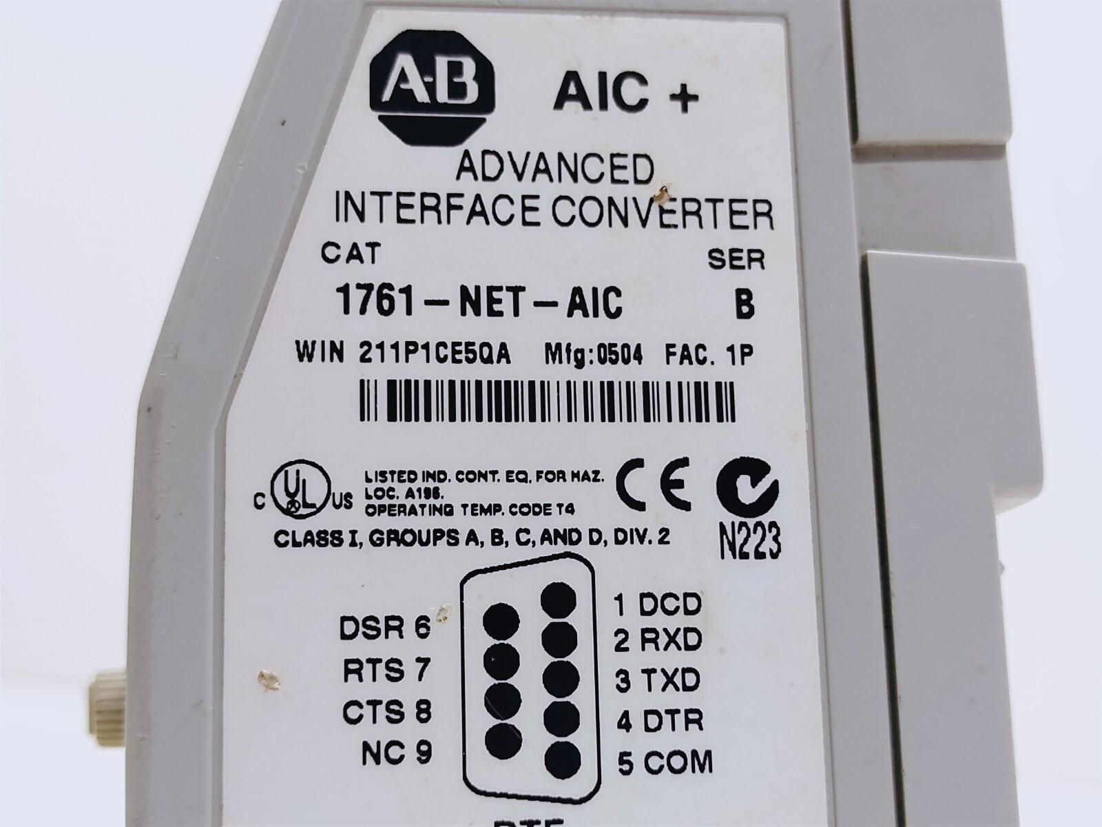 ALLEN BRADLEY 1761-NET-AIC Series B Advanced Interface Converter (FREE SHIPPING)