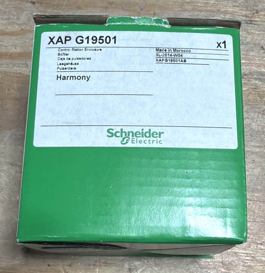 Schneider Electric XAPG19501 Harmony Control Station Enclosure Push Button Box