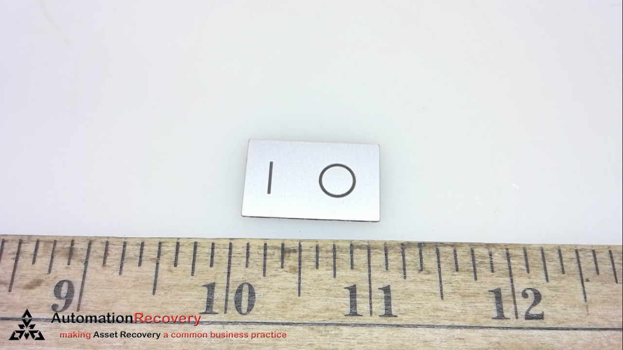 SIEMENS 3SB1904-2MF LABELING PLATE FOR LABEL HOLDER, NEW* #251602