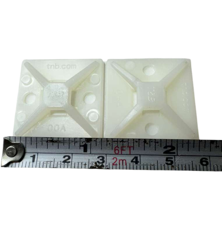 (Pack of 100) Thomas & Betts TC5345A Adhesive Backed Mounting Base