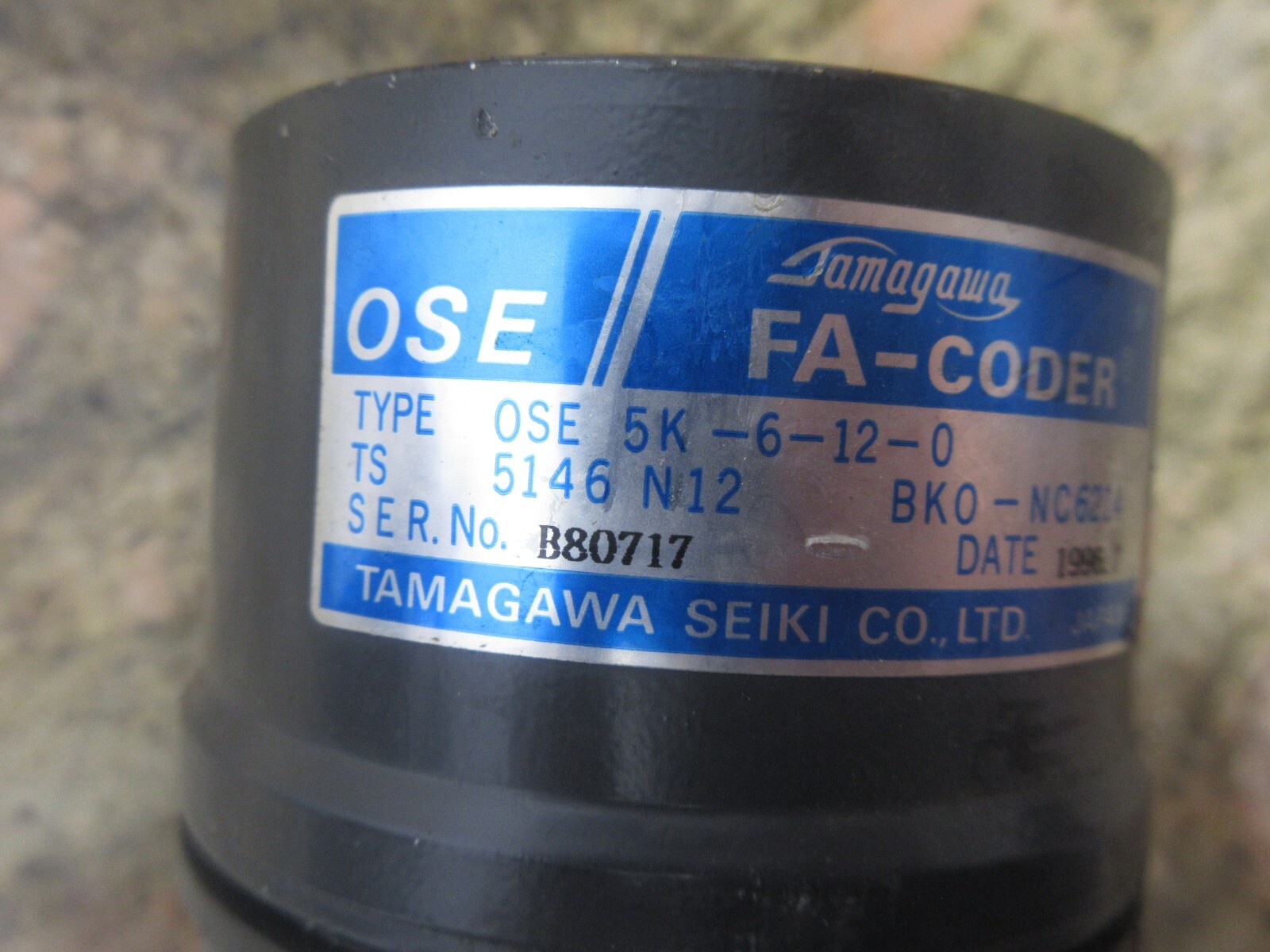 MITSUBISHI MOTOR HA 23C-S HA23C FA CODER OSE 5K-6-12-0 TS 5146 N12 BKO-NC6214
