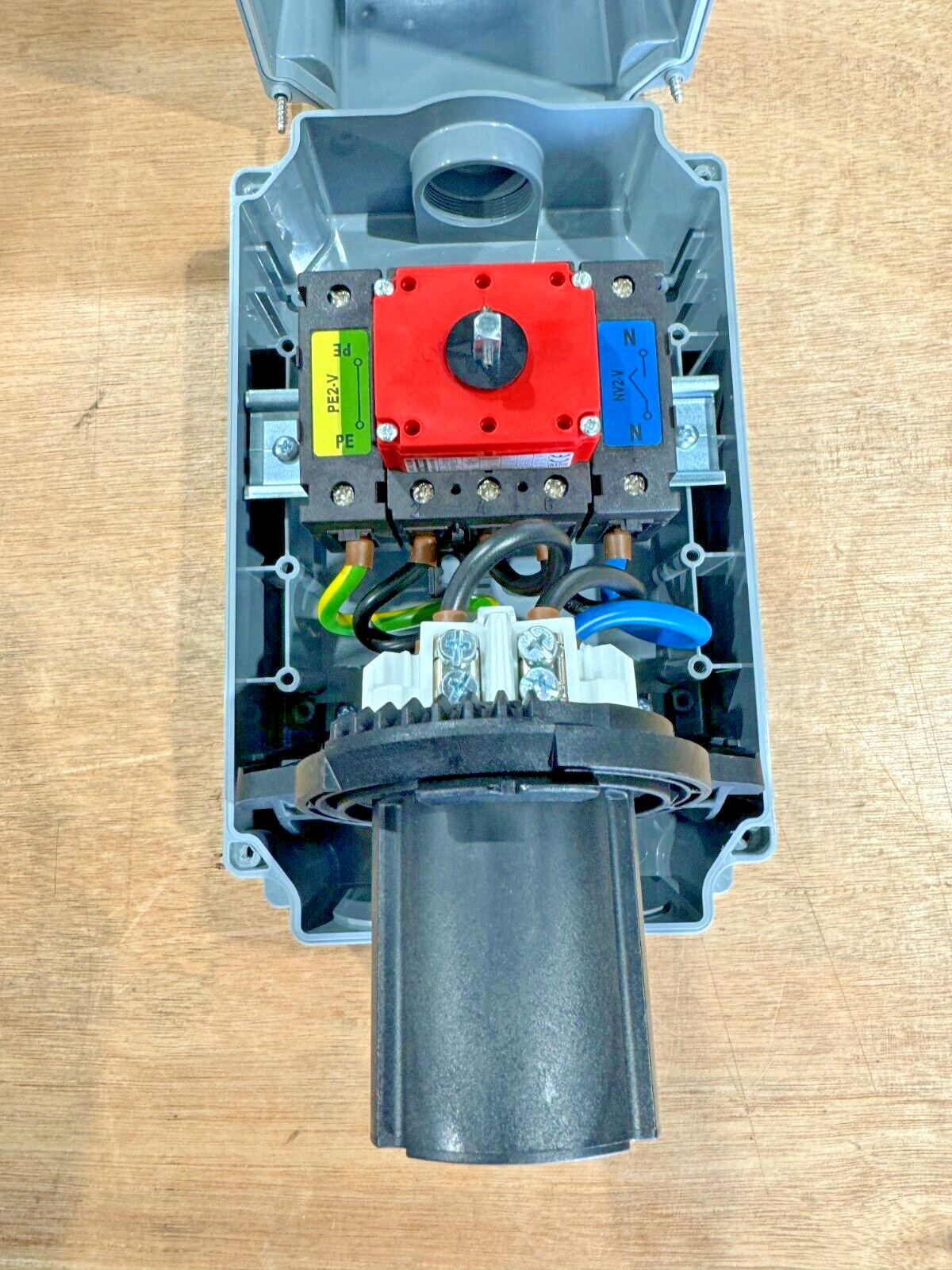 PCE Type 7535 Industrial Wall Socket 3P + N + E ( 63 Amp ) 63A-6 Made Austria