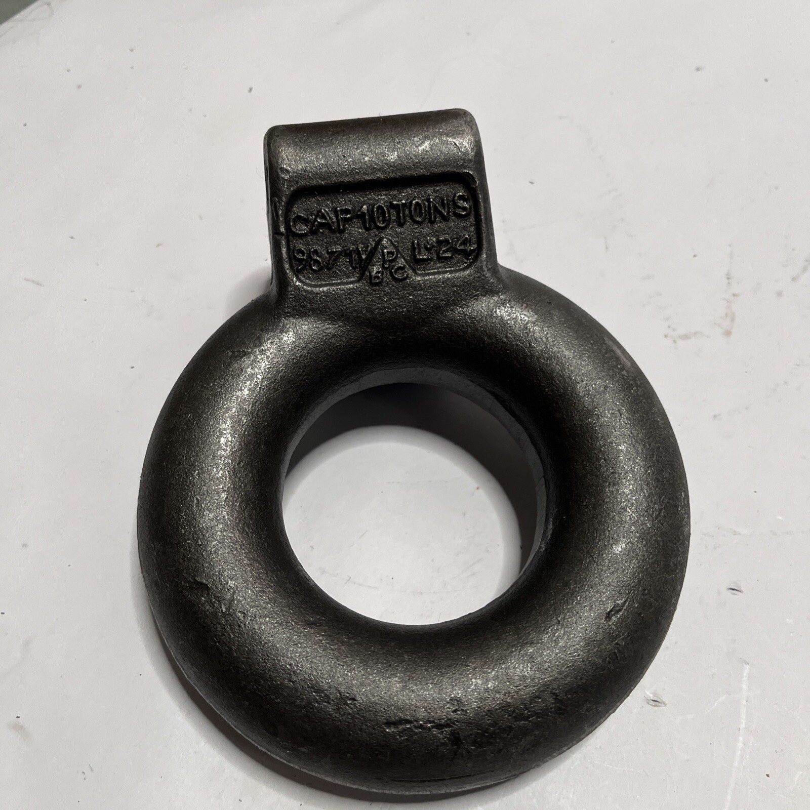 Buyers Products B16140 Plain Finish Forged Steel Tow Eye 3″ ID 10 Ton Towing Eye