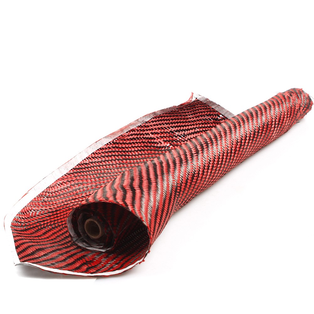 12″ x 60″ Carbon Fiber Cloth Roll Vinyl Wrap Fabric 2×2 Twill Weave 3k/200gsm
