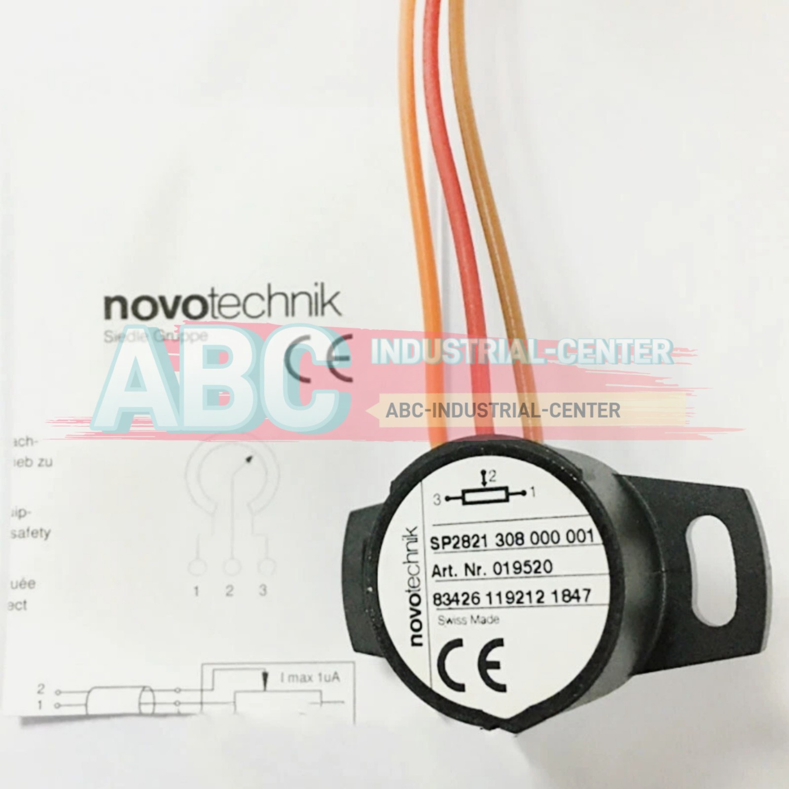 1PCS New Novotechnik SP2821-308-000-001 Rotary Sensor SP2821 308 000 001#